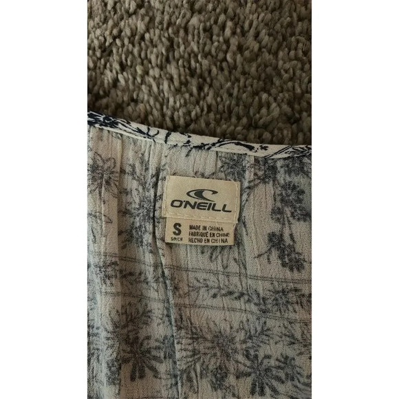 O'Neill Women's Floral Blouson Bell Sleeve Dress Size S Multicolor - Picture 2 of 5